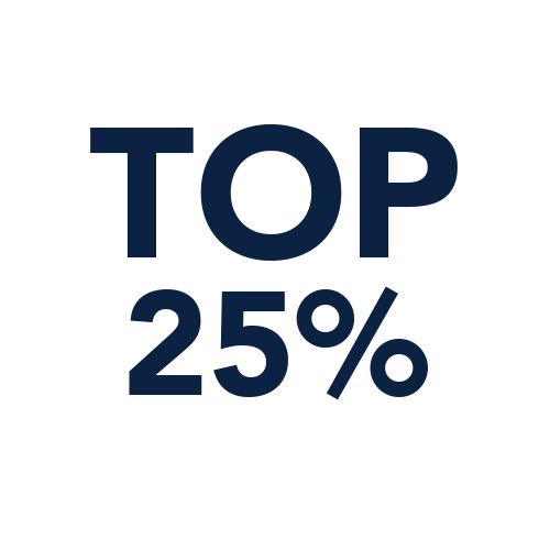 Top 25 percent
